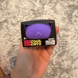 Schylling NeeDoh Cool Cats Fidget Toy (1) purple